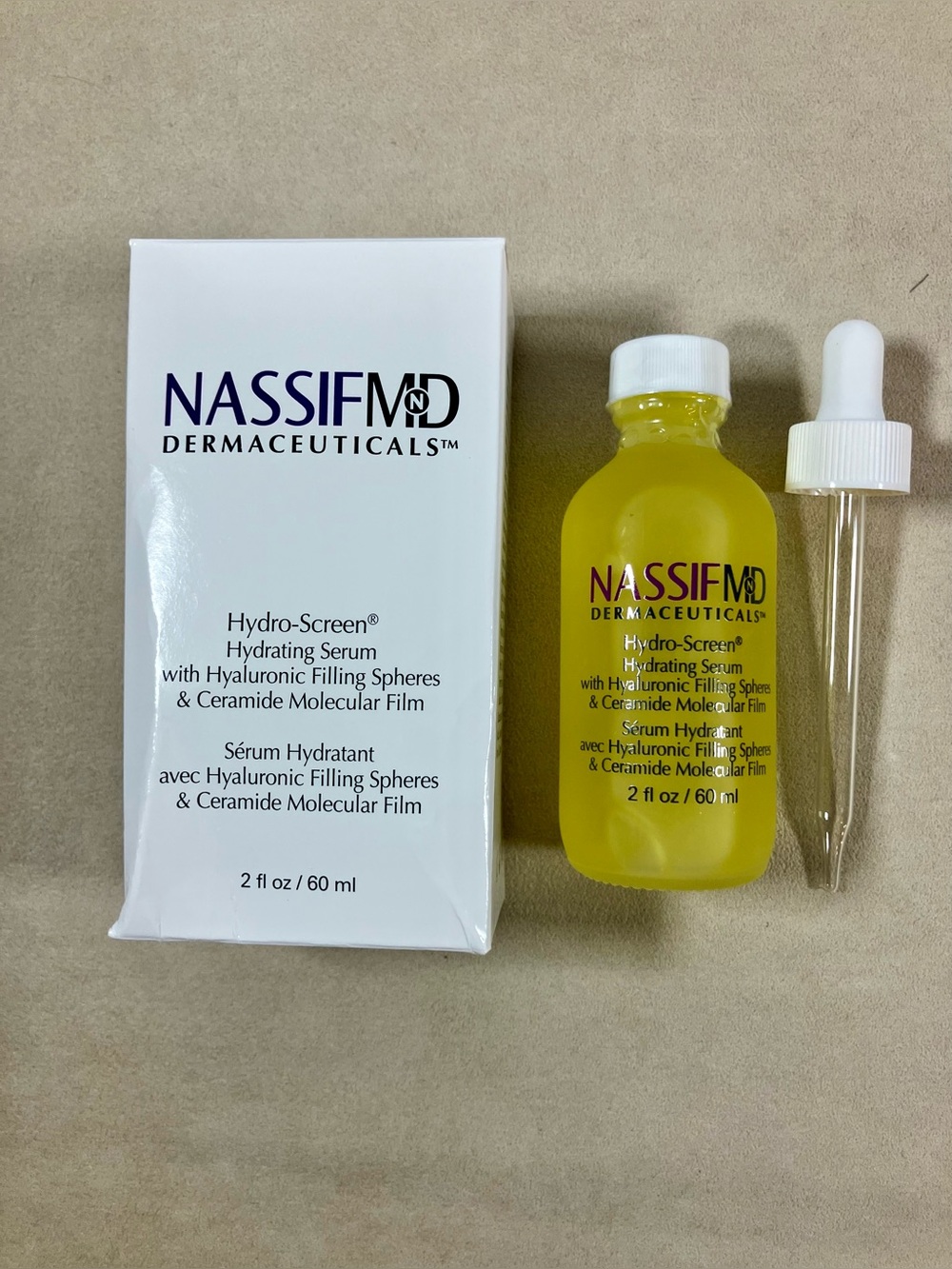 Nassif MD Hydro-Screen Hydrating Serum w/Filling Spheres & Ceramides 2 fl oz.